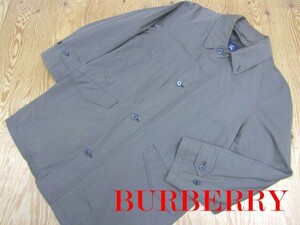 ★バーバリー Burberry★メンズ ミドル丈 ステンカラーコート カーキ サイズM★R61103020B