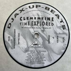 CLEMENTINE - TIME EXPLORED / Luke Slater / Djax-Up-Beats DJAX-UP-170 / 90