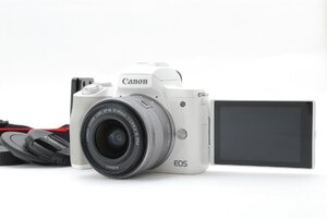 Canon キヤノン EOS Kiss M ホワイト レンズキット 32GBSDカード付き