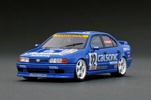 イグニッションモデル　1/43 CALSONIC PRIMERA (#12) 1994 JTCC TOKACHI　NISSAN 日産　プリメーラ　IG1850