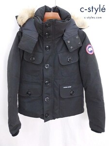 J116 [秋冬物][人気] CANADA GOOSE カナダグース ラッセルパーカー XS ブラック 2301JM ファー付き | G★