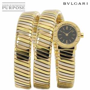 ブルガリ BVLGARI ブルガリブルガリ トゥボガス スネーク BB19 1T レディース K18YG K18WG K18PG 金無垢 クォーツ BVLGARIBVLGARI 90241008