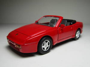 PORSHE 944 turbo 1/38~1/36 ポルシェ カレラ ターボ ワイドタイヤ デッドストック レッド 未展示 911 Carrera welly 稀少 ビンテージ