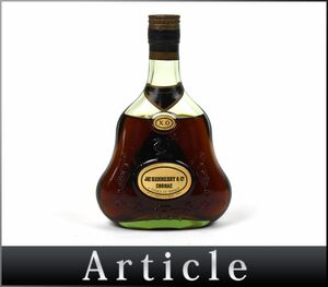 191168古酒□未開栓 JAS ヘネシー XO 金キャップ グリーンボトル 旧ボトル コニャック ブランデー Hennessy COGNAC BRANDY/ A