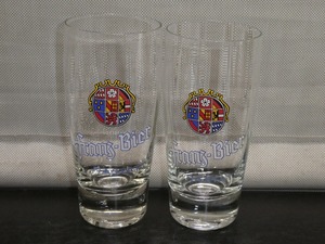 ●Franz Biere Rastatt ドイツビール ビアグラス ペア 2客セット ビールグラス 目盛り付 ビールグラス コレクション●