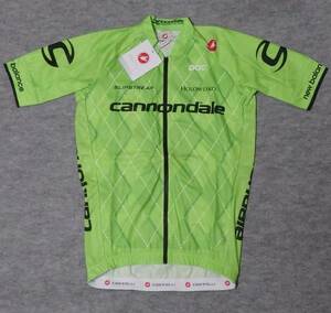 即決■カステリ Cannondale Team 2.0 半袖ジャージ 新品Sサイズ・送料無料！