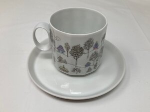 ◆Rosenthal ローゼンタール カップ＆ソーサー C＆S 冬の旅 1970年代 廃盤品 1客 中古◆14786