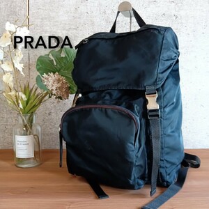 良品 PRADA V135 大きめ ナイロン リュック 鞄 レディース メンズ