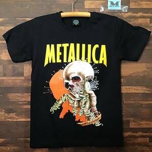 メタリカ　METALLICA Tシャツ　Mサイズ　スカル　ロックバンド