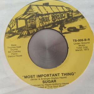 ◆即決◆VERY RARE◆MONSTER B-BOY FUNK 70S SOUL SWEET◆◆SUGAR◆◆I WANT YOU, GIRL /MOST IMPORTANT THING◆◆ORIGINAL◆KILLER BREAKS