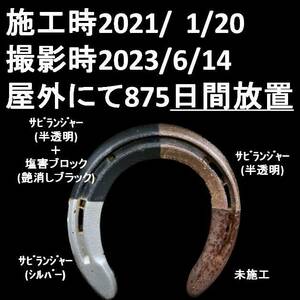 錆の上から塗れる塗料　錆止め塗料 究極 錆固着剤 １液型 半透明 スプレータイプ420ml (6本1SET) サビランジャー NS-6400SP 錆転換剤