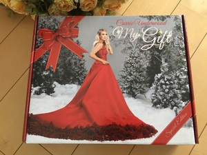 キャリーアンダーウッド直筆サイン入US限定盤ボックス入クリスマスアルバムMY GIFT CD新品carrie underwood