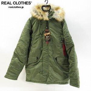 ☆【未使用】ALPHA INDUSTRIES/アルファインダストリーズ N-3Bフライトジャケット 20094-503/XL /060