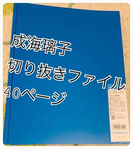 成海璃子 切り抜きファイル 約40ページ