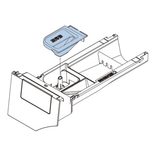 東芝部品：洗剤ケース (本体色ホワイト用)/42042776ドラム式洗濯乾燥機用