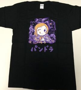 モンスターストライク　デフォルメTシャツ◎パンドラ◎Lサイズ◎ブラック◎長期保管・デッドストック品・未着用品