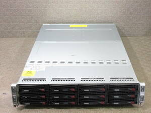 【HDD,CPU,MEM 無し】SGI SuperServer CMN2112-217-20 (Supermicro X10DRT-PIBF/BPN-ADP-6SATA3P/RSC-R1UTP-E16R) ×4セット (No.T051)