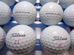 [1120B015.] タイトリスト プロ ブイワンエックス 23年 Titleist PRO V1X 12球 ロストボール【中古】 