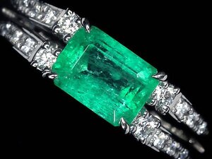 KZ14298T【1円～】新品【RK宝石】≪Emerald≫ 鮮やかグリーン!! 極上エメラルド 大粒1.488ct 極上ダイヤモンド Pt900 高級リング ダイヤ