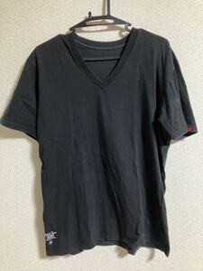 WTAPS SKIVVIES TEE Black ダブルタップス パックTシャツ ブラック 黒 M タグ 裾ロゴ Vネック