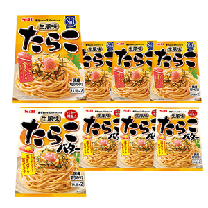 ■エスビー　まぜるだけのスパゲッティソース　生風味　たらこ +たらこバター　2種8袋■1袋2パック入り■あえるパスタソース