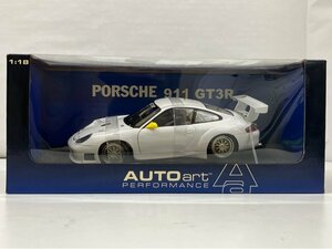 AUTOart　オートアート　1/18 PORSCHE 911 GT3R　ホワイト 77821　中古【H23】