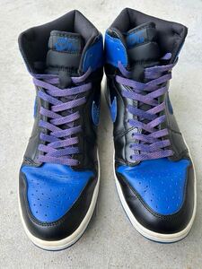  Nike Air Jordan 1 Retro High Royal 2001年製 US12 サイズ30cm ナイキ ジョーダン1 レトロ ロイヤル 青×黒