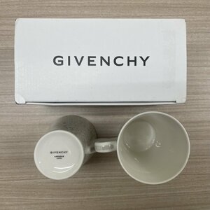 129357▲GIVENCHY　ジバンシー　ペアマグセット　ヒョウ柄　食器　カップ