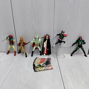 【 送料無料 】◆ BANDAI HGシリーズ 仮面ライダー ~死神博士 恐怖の正体編~ 全6種 バンダイ BLACK RX 新1号 カプセルトイ イカデビル 趣味