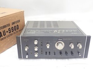 【ジャンク品】SANSUI サンスイ/山水 プリメインアンプ AU-9900 元箱付き ¶ 71203-4