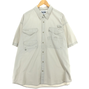 古着 コロンビア Columbia PFG 半袖 フィッシングシャツ メンズXL /eaa448837 【SS2409_30%】