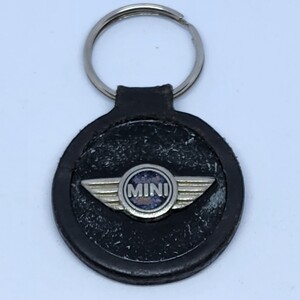 BMW　MINI　純正？ レザータイプ　キーホルダー　ジャンク品