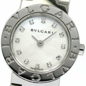 ブルガリ BVLGARI BB23SS ブルガリブルガリ 12Pダイヤ クォーツ レディース 美品 _760625【ev15】