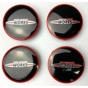 MINI 56mm ミニクーパー ジョンクーパー JCW John Cooper works ホイールキャップ センターハブキャップ 4個セット F54 F55 F56 F57 F60