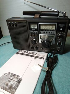 【整備品】 National／Panasonic クーガ2200 RF‐2200 FM MW SW1～6 8バンド受信機 美品です。