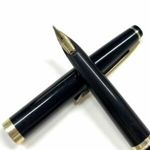 U193-0000 ★ PILOT パイロット Elite エリート 万年筆 ペン先 18K 750 M ブラック×ゴールド 文房具 筆記用具③