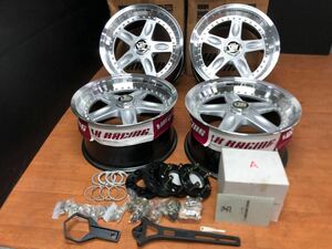 未使用品 RAYS VOLKRACING グループC 17インチ 9J ＋18 2本 ＋33 2本 ボルクレーシング 当時物 旧車 JDM R32 GTR FC A70 スカイライン 