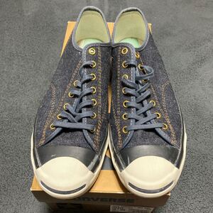 【美品】CONVERSE JACK PURCELL RET HVS コンバース ジャックパーセル デニム スニーカー 1CL872 US10.5 29cm