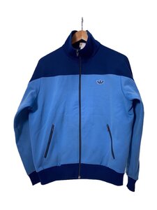 adidas◆西ドイツ製/ジャージ/4/コットン/BLU/無地/ATS-44F