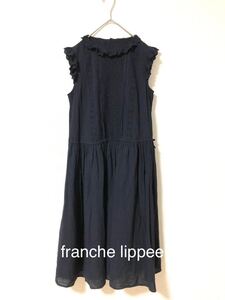 franche lippee フランシュ リッペ　コットン　ワンピース　レース