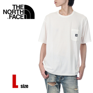 【新品】ノースフェイス ポケット Tシャツ 白 L メンズ レディース THE NORTH FACE ザノースフェイス ポケT ブランド NT12401