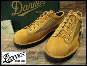 送無 新品 Danner ダナー D121008 FIELD LOW フィールド ロー GORE-TEX ヌバック レザー トレッキング マウンテン ブーツ ウィート 26.0 ①