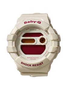 CASIO◆クォーツ腕時計・Baby-G/デジタル/WHT