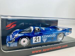 【送料無料】1/43 Spark KENWOOD Porsche ポルシェ 956 #21 M.Andretti-M.Andretti-P.Alliot 3rd Le Mans 1983