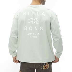 ★送料無料★2024春夏 新品【BILLABONG/ビラボン】【CHILLWEAR】 SOFTTY LS TEE ラッシュガード 水陸両用ロンT SAG メンズXL BE011-862