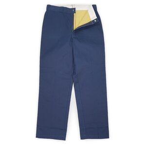 ディッキーズ Dickies デッドストック 80s ワークパンツ チビタグ USA製 シャモアクロス 裏地 874 (4418) ネイビー / 紺 W36 L32