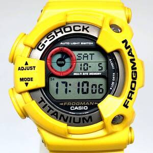 G-SHOCK ジーショック 【ITMXFZVH6OZ4】 DW-9900GF-9 FROGMAN 3代目 小型 フロッグマン イエローメタリック塗装 チタン 赤目 2001年3月発売