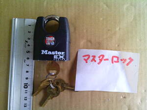 Master Lock (マスターロック) 南京錠 鍵式　使用品