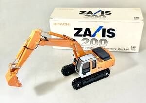 ☆ HITACHI 日立 ZAXIS 200 1/40 ショベルカー 油圧ショベル ミニカー 重機 模型 非売品 ★