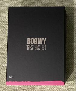 BOOWY GIGS BOX （完全生産限定 8枚組）DVD